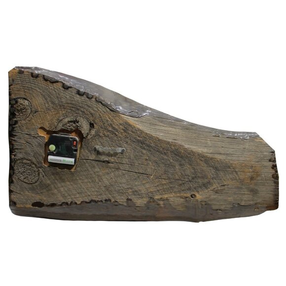 Handmade Wood Clock Hand Pump Fire Engine Works 20" Long x 11" High Brown - Picture 2 of 2